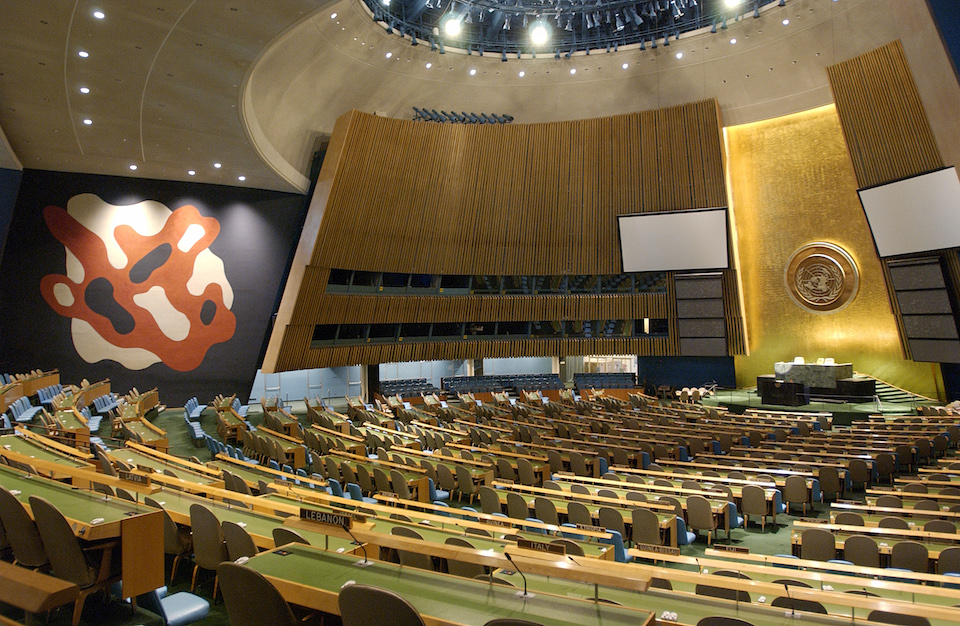 国連総会議場